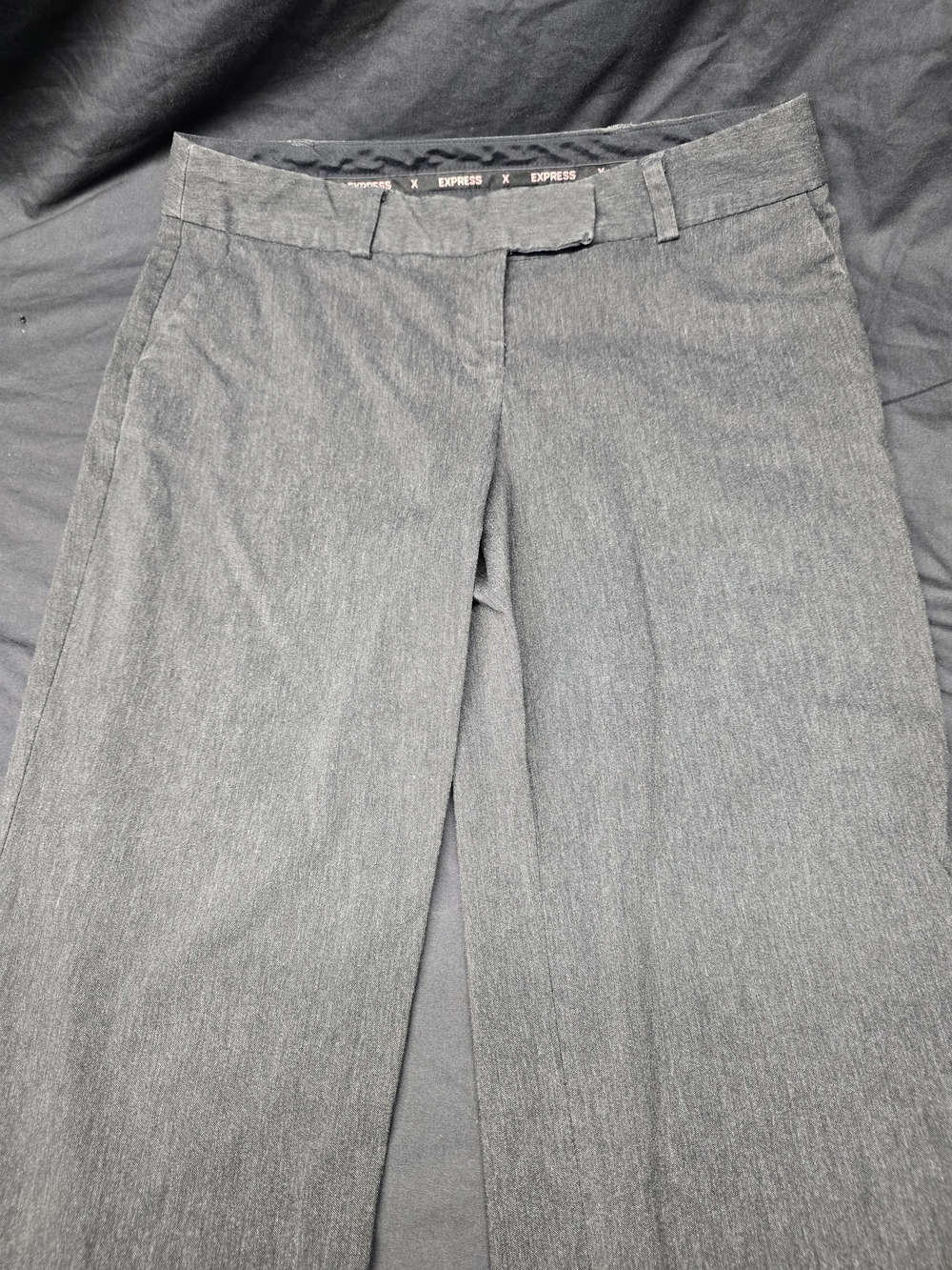 Express Correspondent Women's Gray Dress Trousers Pants Size 8R Career
